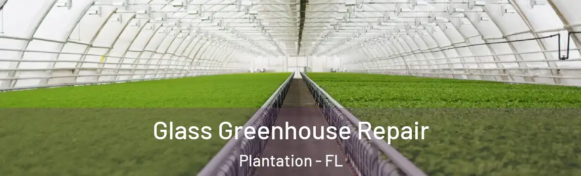 Glass Greenhouse Repair Plantation - FL