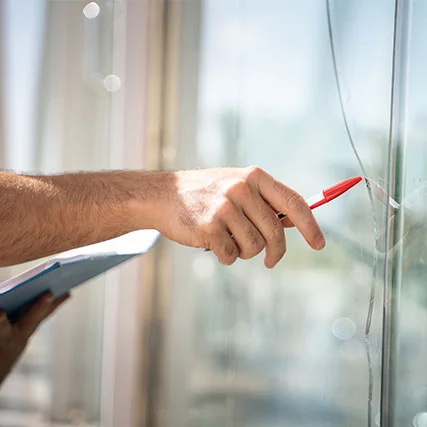 broken glass repair in Plantation, FL